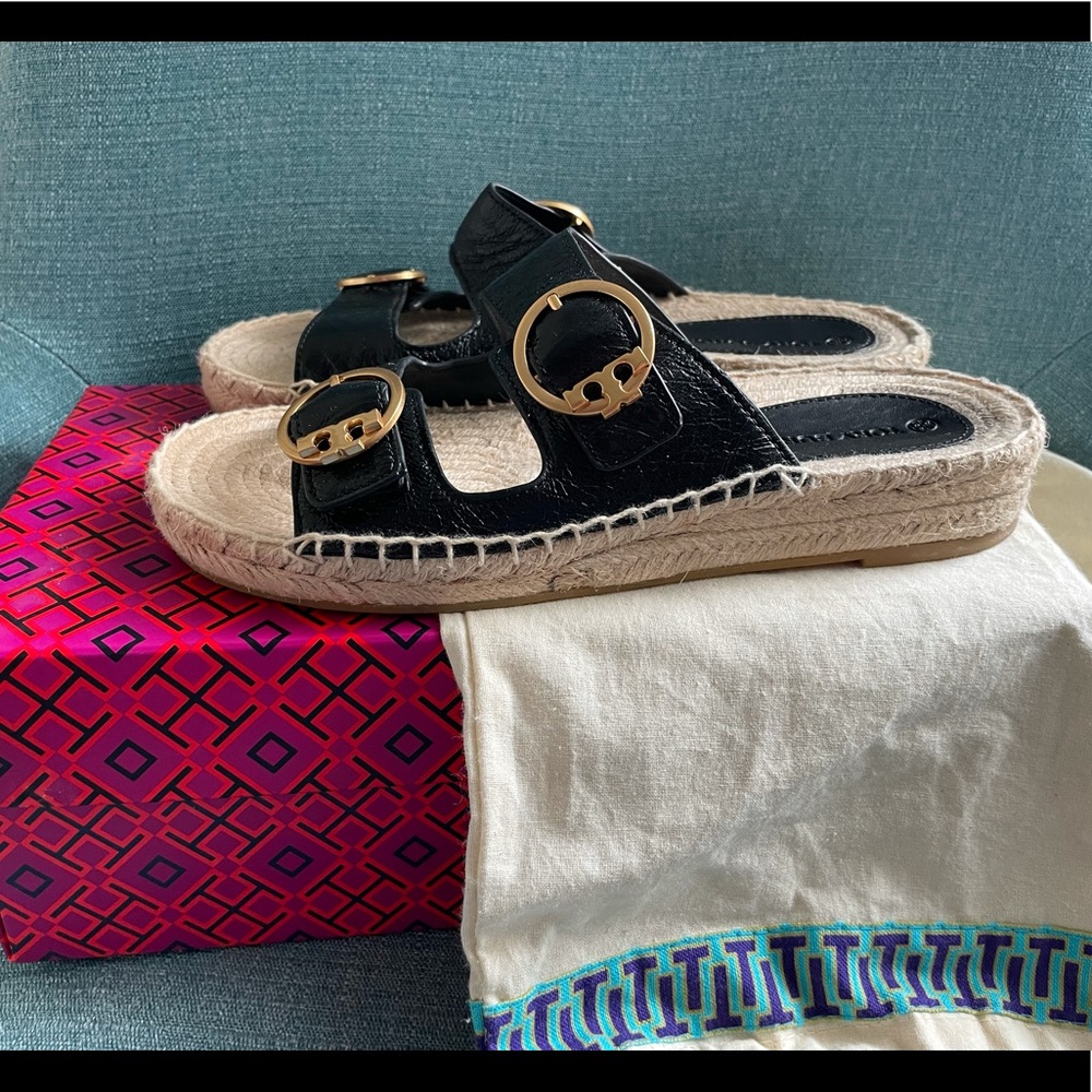 Tory Burch Espadrille slide sandals